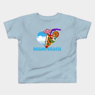 Miami beach Kids T-Shirt